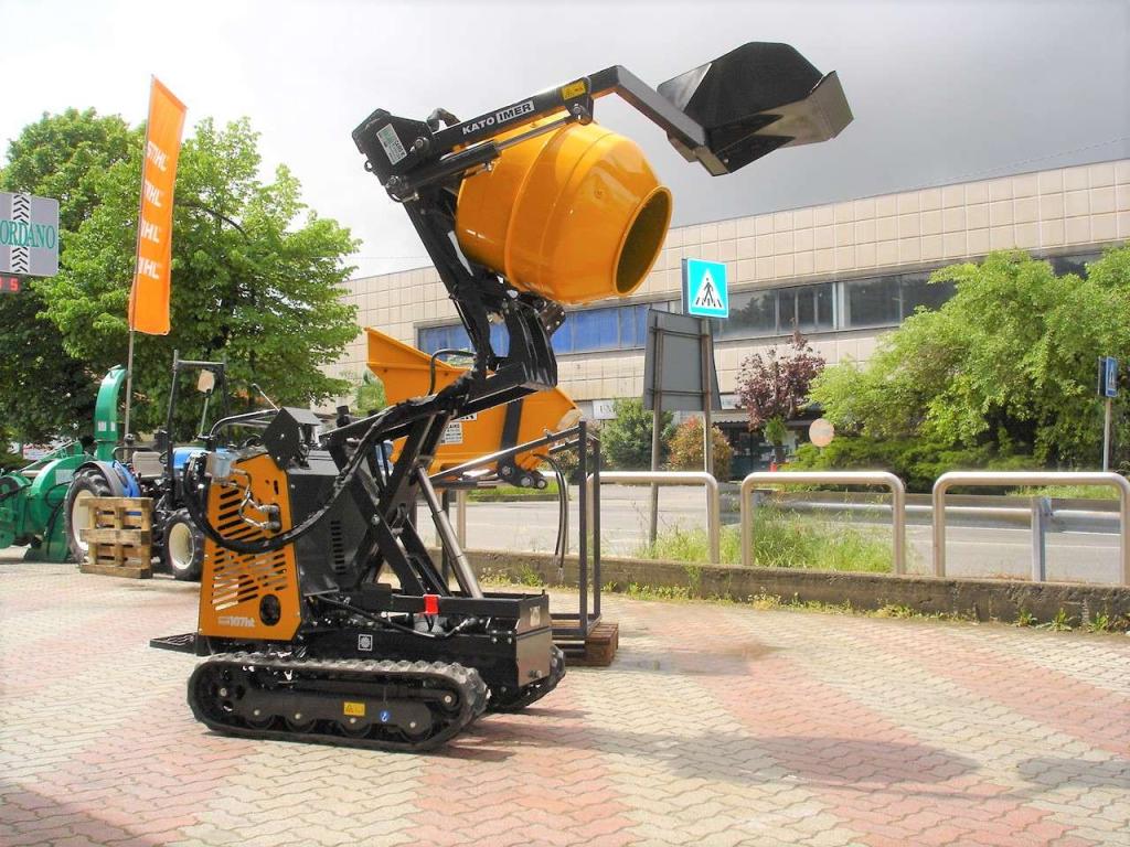 Kato Imer CARRY 107 HT BOTTE IMPASTATRICE SCARICO ALTO CARRO ALLARGABILE AUTOCARICANTE Foto 1