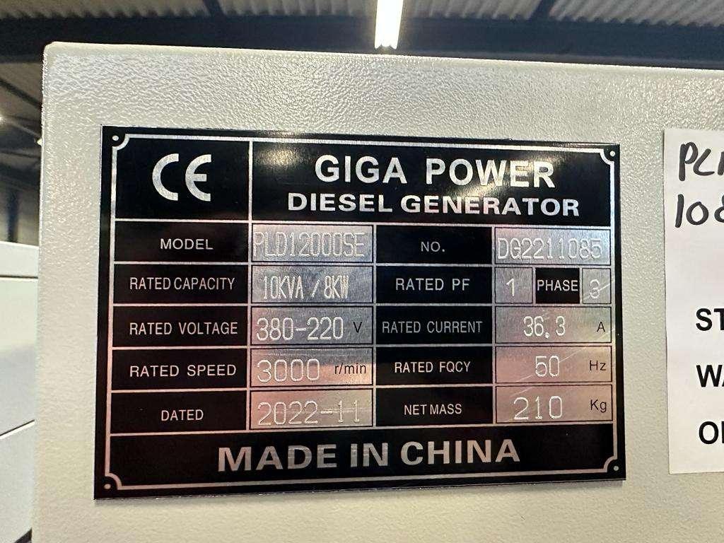 Giga Power PLD12000SE 10 kVA silent generator Foto 9