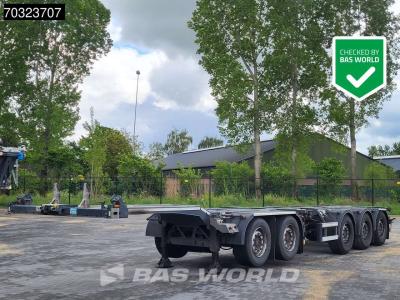 D-Tec VCC-06 5 axles 5-axle Breker-Chassis Steering +Lift axle in vendita da BAS World B.V.