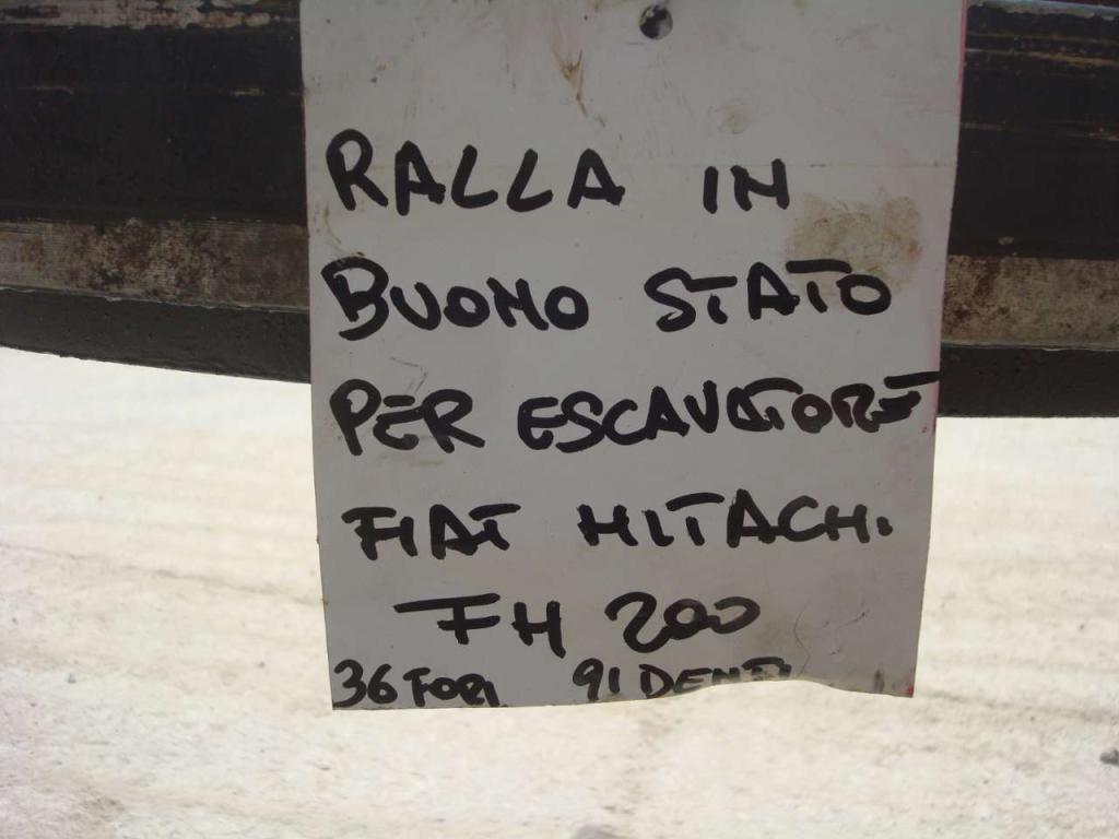 Ralla per Fiat Hitachi FH200 Foto 3