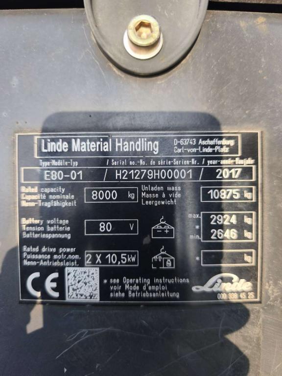 Linde E80-01 Foto 7