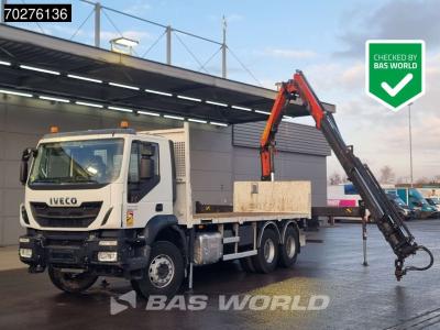 Iveco Trakker 360 6X4 Palfinger PK 18502 SH D Kran Crane Big axle Euro 6 in vendita da BAS World B.V.