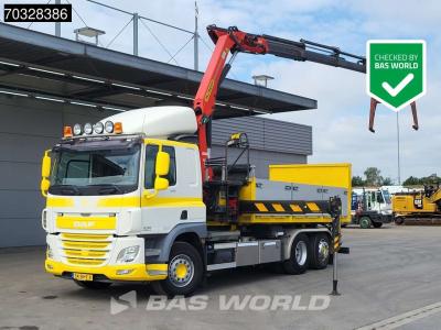 Daf CF 440 CF 6X2 Palfinger PK19.001 SLD Hook Crane Container FAN APK 01-2027 Euro 6 in vendita da BAS World B.V.