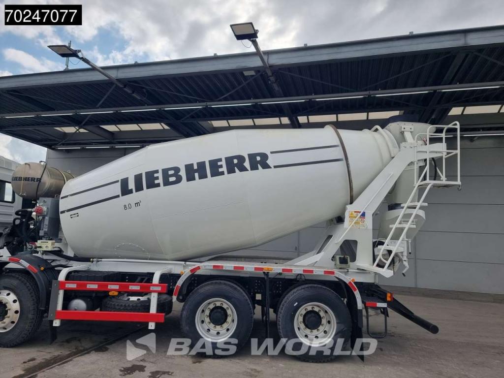 Shacman L3000 8X4 NEW 8m3 Liebherr Mixer Big Axle Steel suspension Foto 7