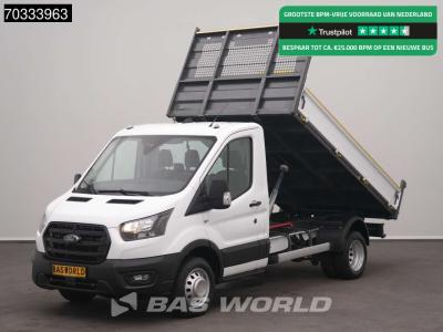 Ford Transit 165pk Kipper Dubbellucht 3,5t Trekhaak Airco Camera Euro6 Tipper Benne Kieper Airco Trekhaa in vendita da BAS World B.V.