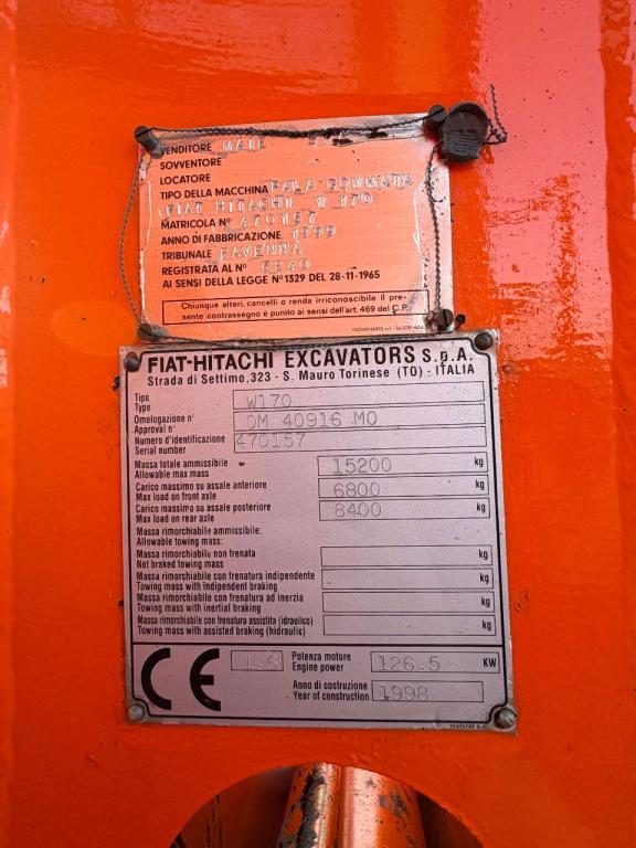 Fiat Hitachi W170 Foto 18