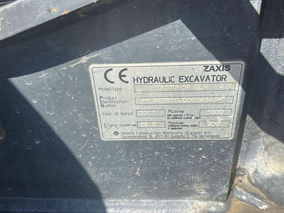 Hitachi Zaxis 55U-5A Foto 6