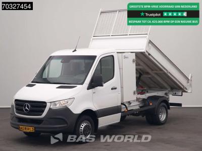 Mercedes-Benz Sprinter 516 CDI Kipper met Kist Dubbellucht 3,5t Trekhaak Airco Cruise MBUX CarPlay Euro6 Tipper B in vendita da BAS World B.V.