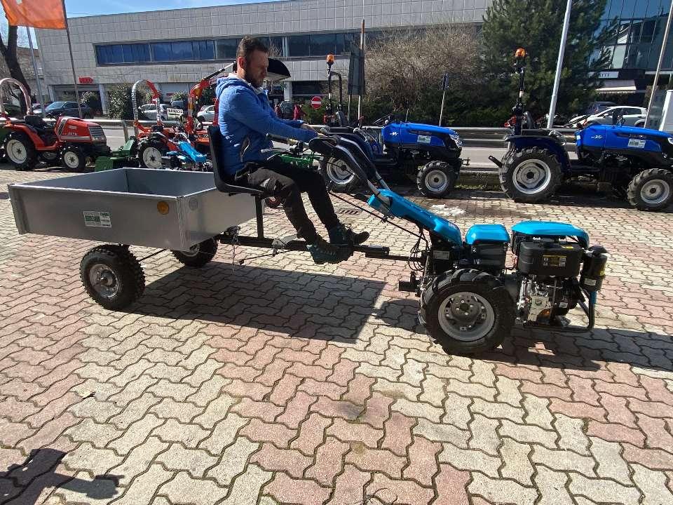 Bertolini 413 S DIESEL - RIMORCHIO RIBALTABILE - AVVIAMENTO ELETTRICO Foto 5