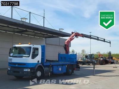 Renault Premium 370 4X2 HMF 1560 K4 Kran Crane Manual ADR Big-Axle Steelsuspension Euro 3 in vendita da BAS World B.V.