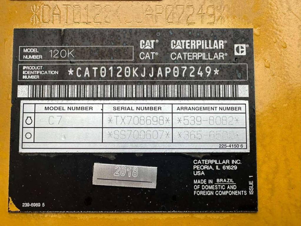 Caterpillar 120K | NEW TIRES Foto 23