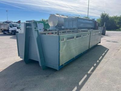 CONTAINER SCARRABILE USATO A PIANALE CON SPONDE in vendita da Aurora Srl