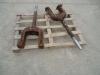 Supporto forcella ruota folle per Fiat Allis FL14D - FL14C - AD14C (CODICE 79009577) Foto 1 thumbnail