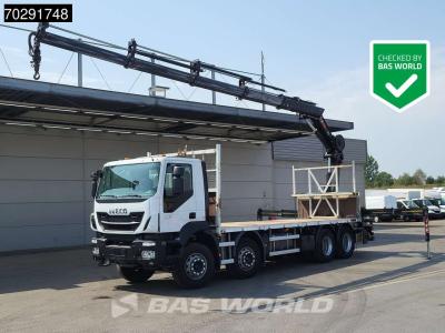 Iveco Trakker 410 8X4 HIAB 211 EP-4 HIDUO Crane Steelsuspension Euro 6 in vendita da BAS World B.V.