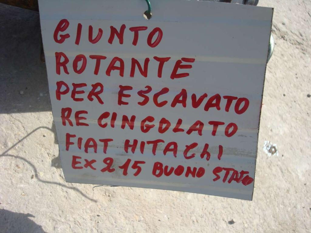 Giunto Rotante per Fiat Hitachi EX 215 Foto 3