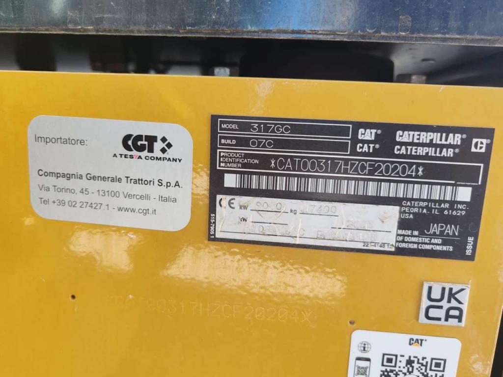 Caterpillar 317GC Foto 12