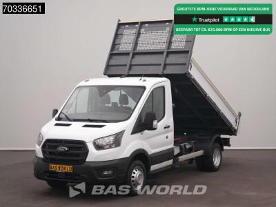 Ford Transit 165pk Kipper Dubbellucht 3,5t Trekhaak Airco Camera Euro6 Tipper Benne Kieper Airco Trekhaa in vendita da BAS World B.V.