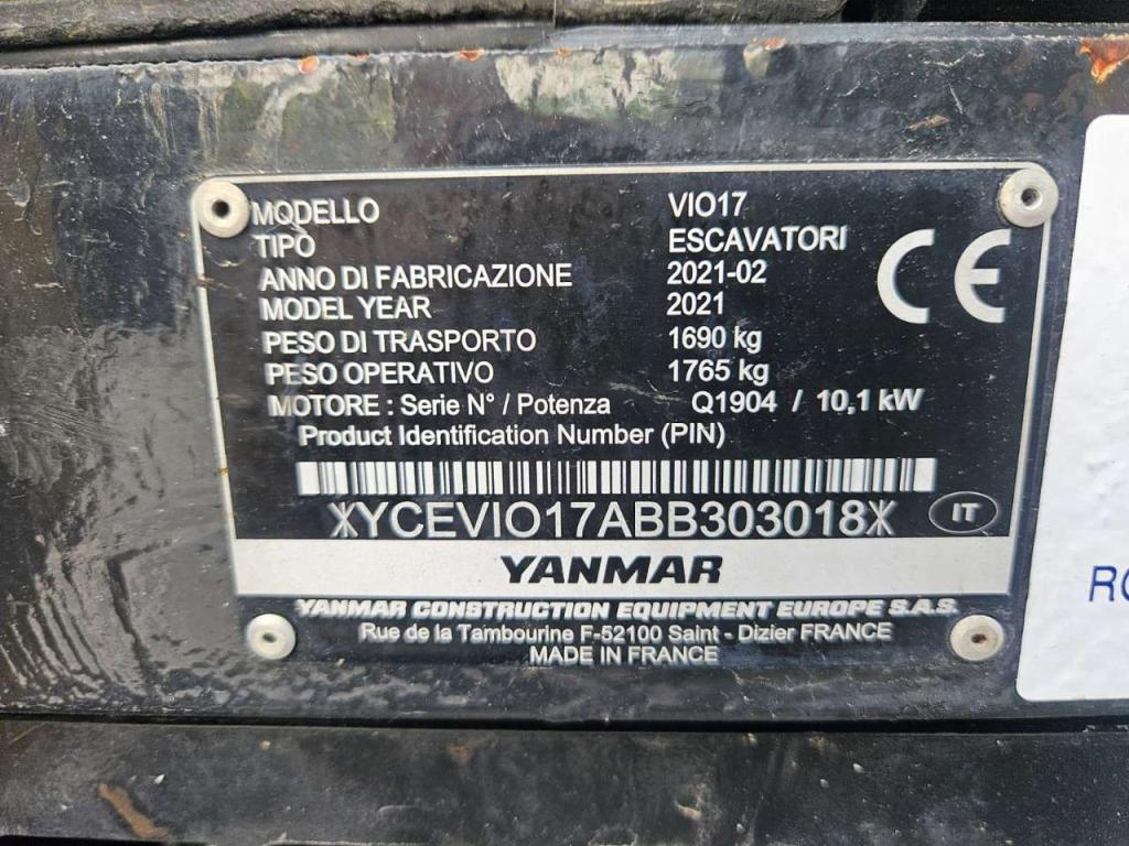 Yanmar VIO17 Foto 18