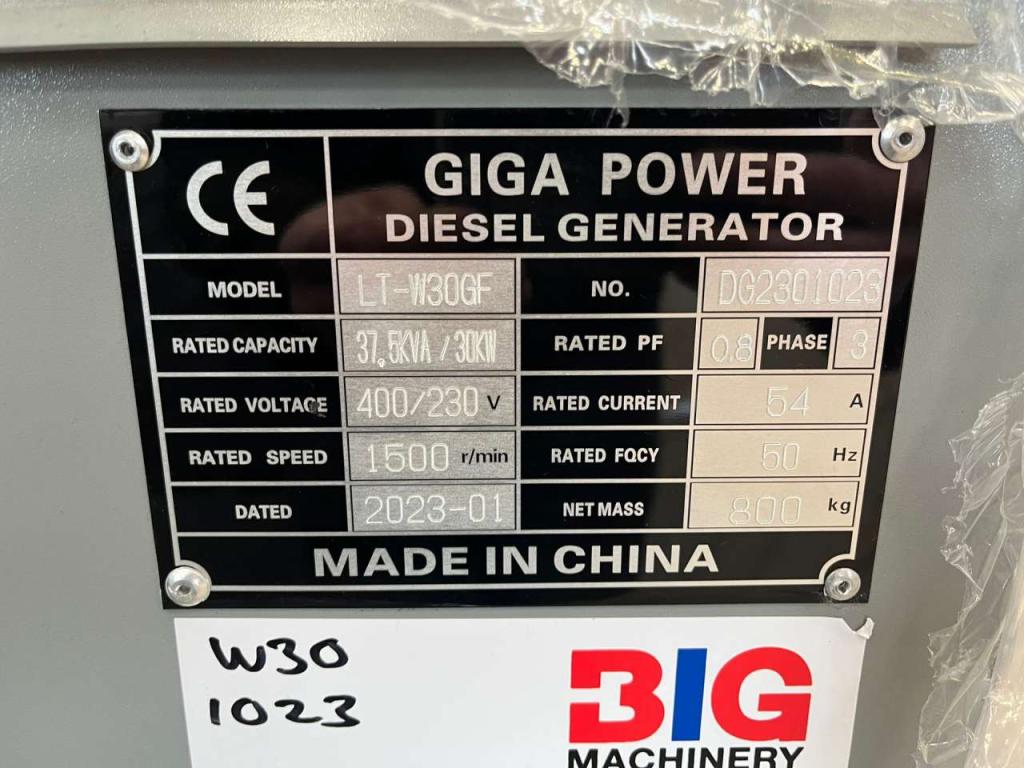 Giga Power LT-W30GF 37.5KVA closed set Foto 12