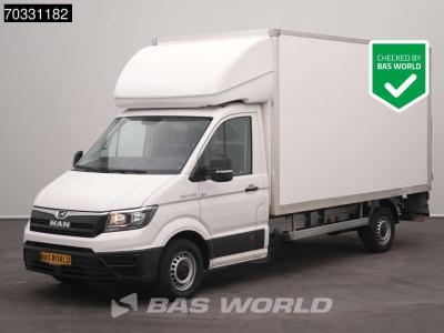 Man TGE 3.180 Dhollandia Laadklep Zijdeur Bakwagen Camera Airco Cruise Koffer Meubelbak A/C Cruise cont in vendita da BAS World B.V.