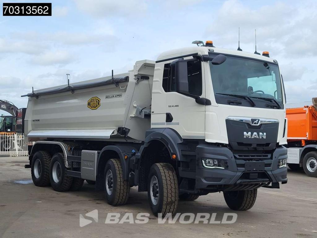 Man TGS 41.480 TGS 8X8 NEW! 8x8 20m3 Meiller Kipper Steelsuspension Automatic Euro 6 Foto 7