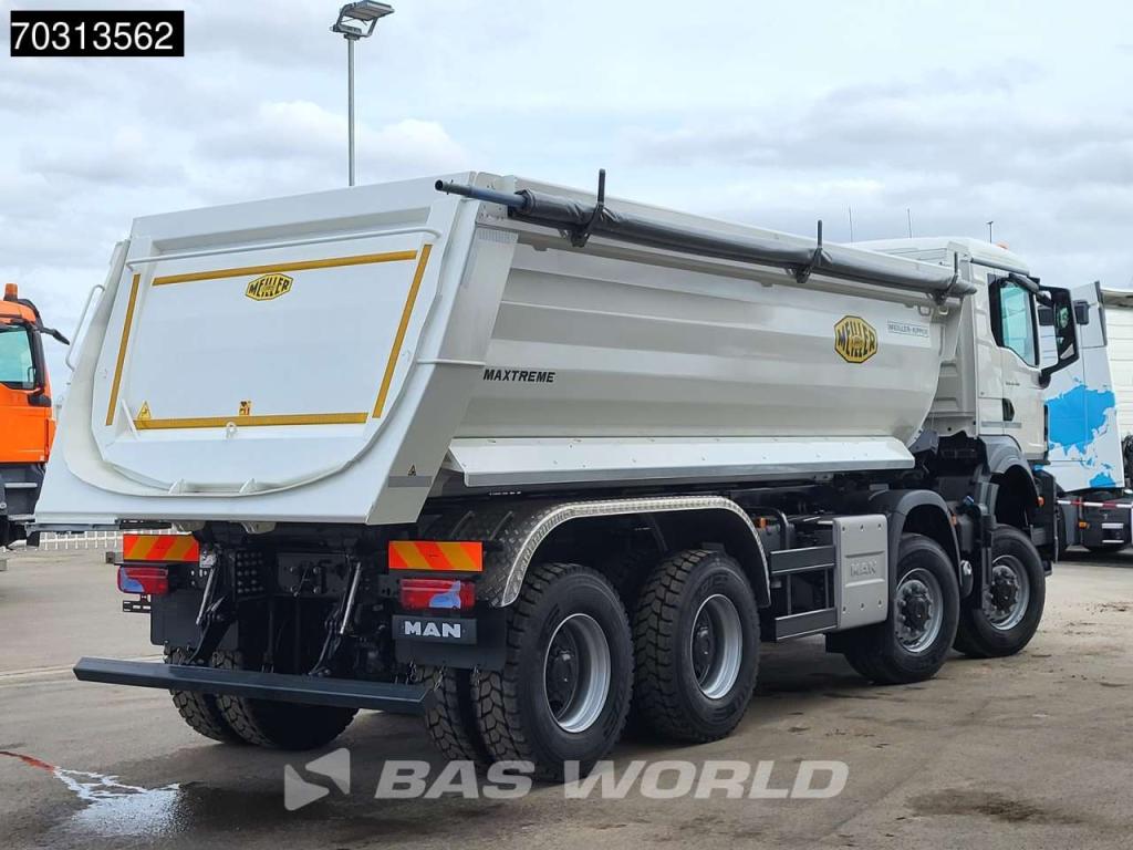 Man TGS 41.480 TGS 8X8 NEW! 8x8 20m3 Meiller Kipper Steelsuspension Automatic Euro 6 Foto 8