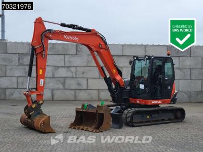 Kubota KX080 -4a2 A/C - 3 Buckets in vendita da BAS World B.V.