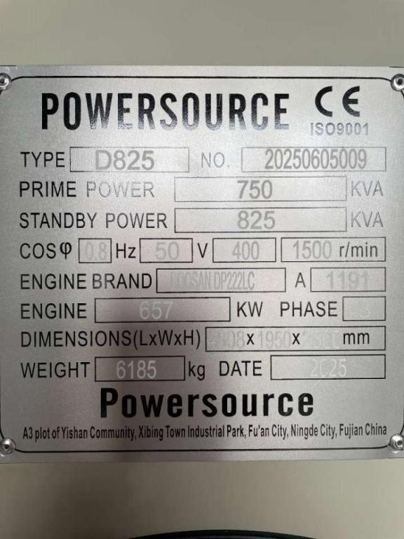 Hyundai DP222LC - 825 kVA Generator - DPX-19858 Foto 6