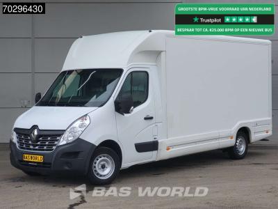 Renault Master 145PK 456cm Bakwagen Achterdeuren Airco Cruise Euro6 Meubelbak Koffer Airco Cruise control in vendita da BAS World B.V.