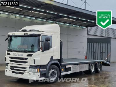 Scania P450 P 6X2 8,80m Machine Transporter Winch Lift+Steering Axle Euro 6 in vendita da BAS World B.V.