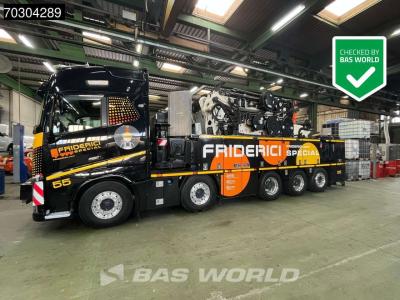Volvo FH16 650 FH 10X4 EFFER 2655 7S + 6S Jib Crane Kran Big-Axle Lift+steering Axle VEB+ in vendita da BAS World B.V.