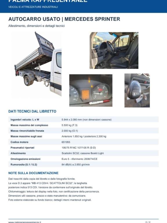 Mercedes-Benz SPRINTER 413 CDI Foto 9