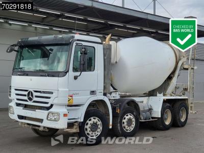 Mercedes Actros 3241 8X4 9m3 Stetter Steelsuspension 3-Pedals Retarder Euro 4 in vendita da BAS World B.V.