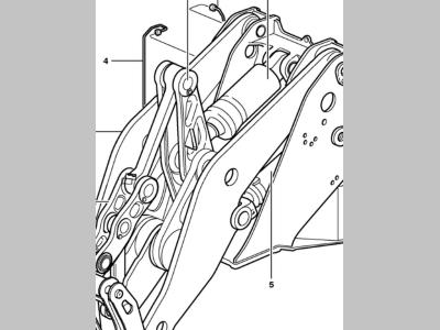 Volvo lifting frame for Volvo L180F, L180H, L180K and L180G