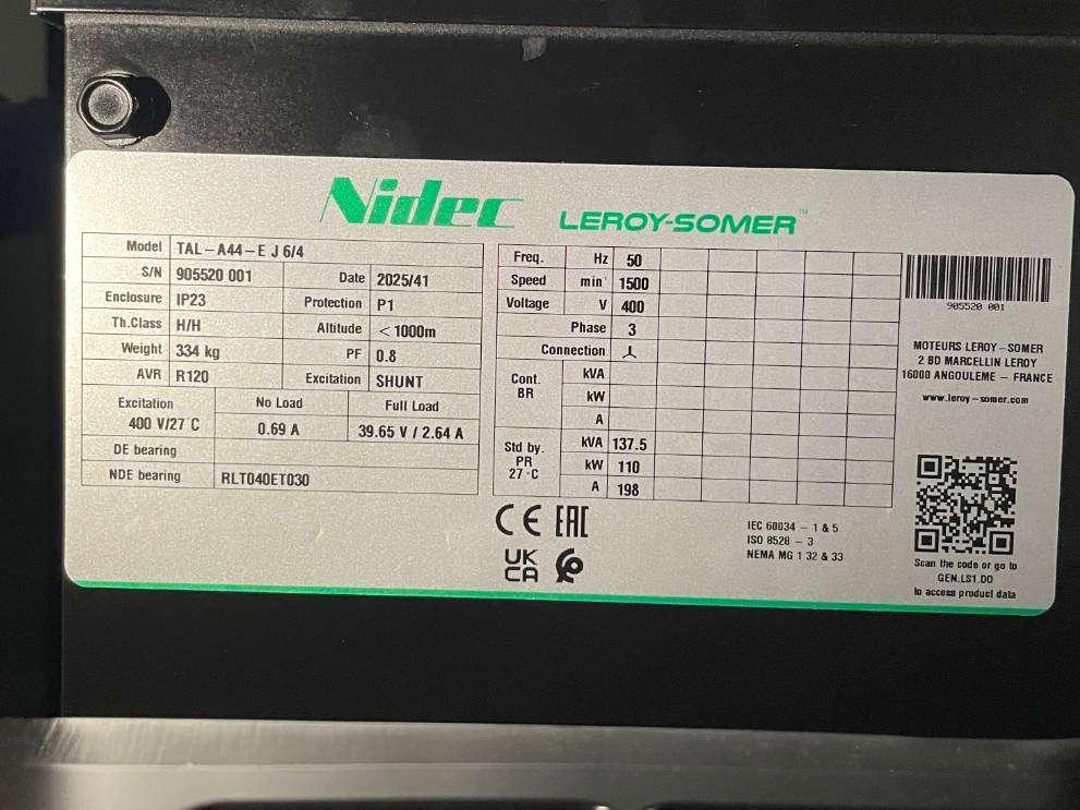 Iveco NEF45TM3 - 132 kVA Generator - DPX-19792 Foto 16