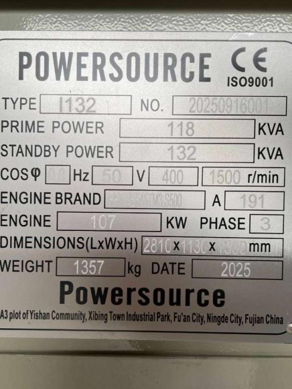 Iveco NEF45TM3 - 132 kVA Generator - DPX-19792 Foto 6