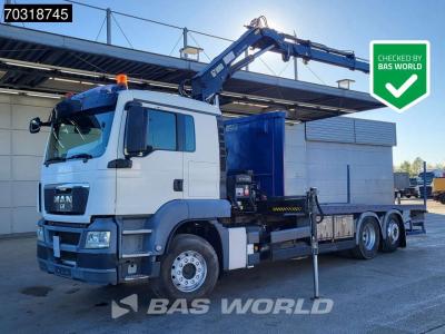 Man TGS 26.400 6X2 HIAB 144 B S-2 Hiduo Kran Crane ADR Lift+steering axle Euro 5 in vendita da BAS World B.V.