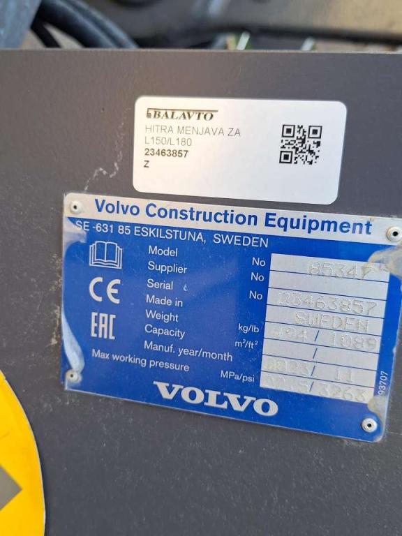 Volvo hydraulic attachment bracket 85347 Foto 5