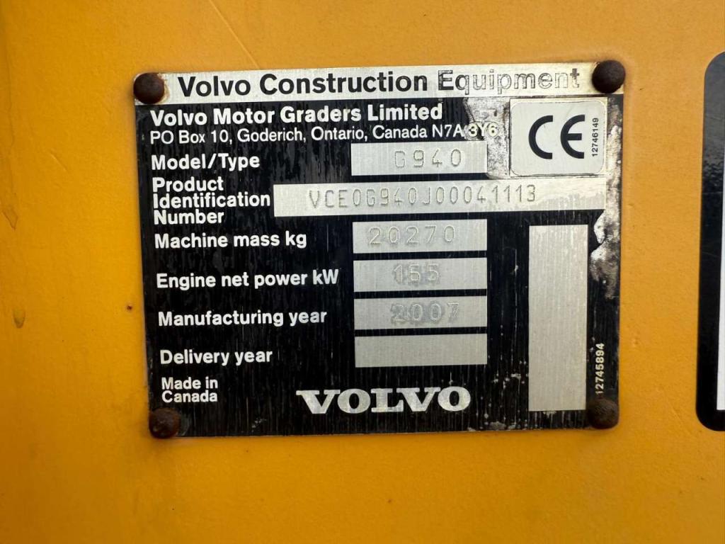 Volvo G940 Foto 17