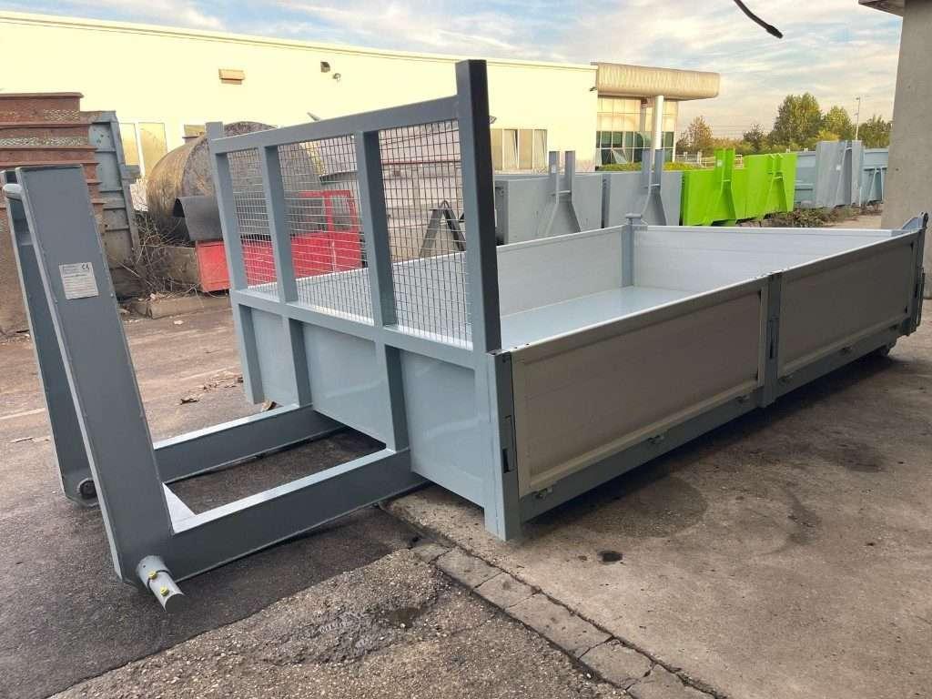 CONTAINER SCARRABILE NUOVO A PIANALE CON SPONDE Foto 1