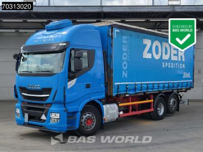 Iveco Stralis 480 6X2 BDF Curtainsider Full Air Retarder Lift-Axle Automatic Euro 6 in vendita da BAS World B.V.