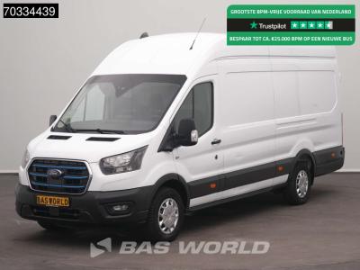 Ford e-Transit 184pk Elektrisch 68kWh 317KM WLTP L4H3 Airco Navi Camera Carplay PDC v+a Airco Cruise con in vendita da BAS World B.V.