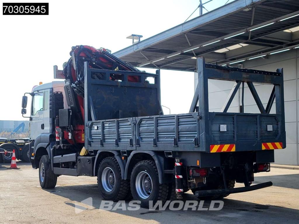 Man TGA 33.350 TGA 6X6 Fassi F600 6+6 Extensions Fly-Jib Manual Full Steel Foto 11