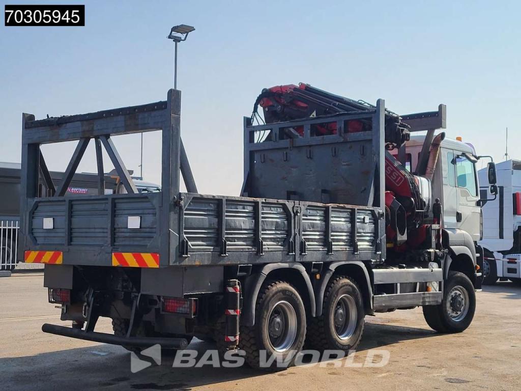 Man TGA 33.350 TGA 6X6 Fassi F600 6+6 Extensions Fly-Jib Manual Full Steel Foto 13