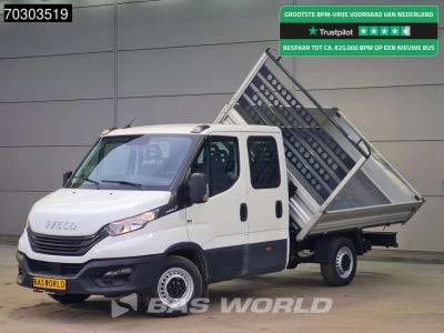Iveco Daily 35S16 Driezijdige Automaat Kipper Dubbel Cabine 3,5t Trekhaak 160PK Airco Camera Euro6 Tipper in vendita da BAS World B.V.