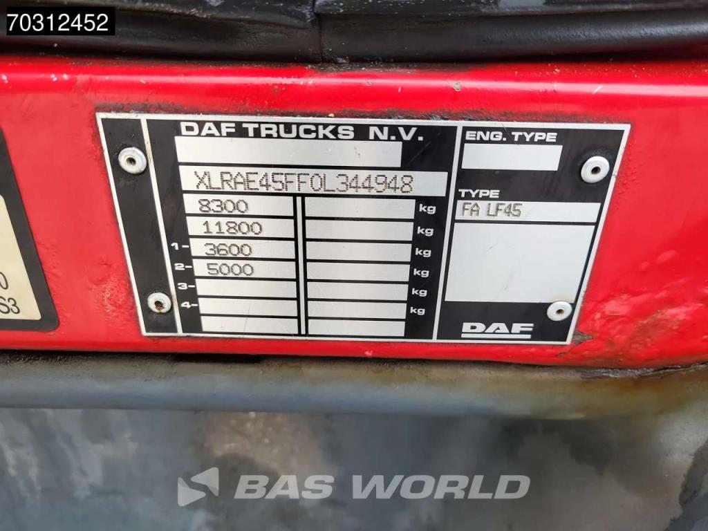 Daf LF45.160 4X2 8tonner Manual 1500kg Ladebordwand Euro 5 Foto 28