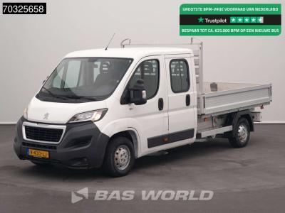 Peugeot Boxer 130pk Dubbel Cabine Open Laadbak Airco Trekhaak Euro6 Pritsche Pickup Airco Trekhaak in vendita da BAS World B.V.
