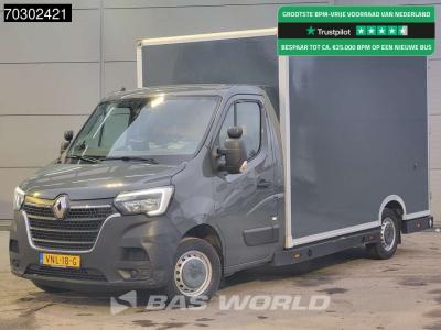 Renault Master 150PK Luchtvering Automaat Bakwagen Lowliner LED Airco Cruise Camera Euro6 Meubelwagen Koffe in vendita da BAS World B.V.