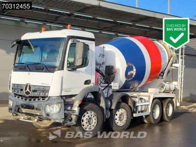 Mercedes-Benz Arocs 3240 Arocs 8X4 9m3 Stetter mixer Steel suspension Automatic Euro 6 in vendita da BAS World B.V.