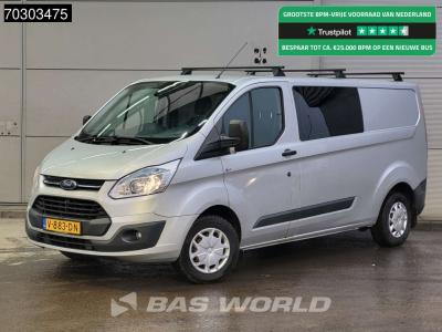 Ford Transit Custom 100pk Dubbel Cabine L2H1 Trekhaak Navi Airco Cruise Camera Parkeersensoren v+a Imper in vendita da BAS World B.V.